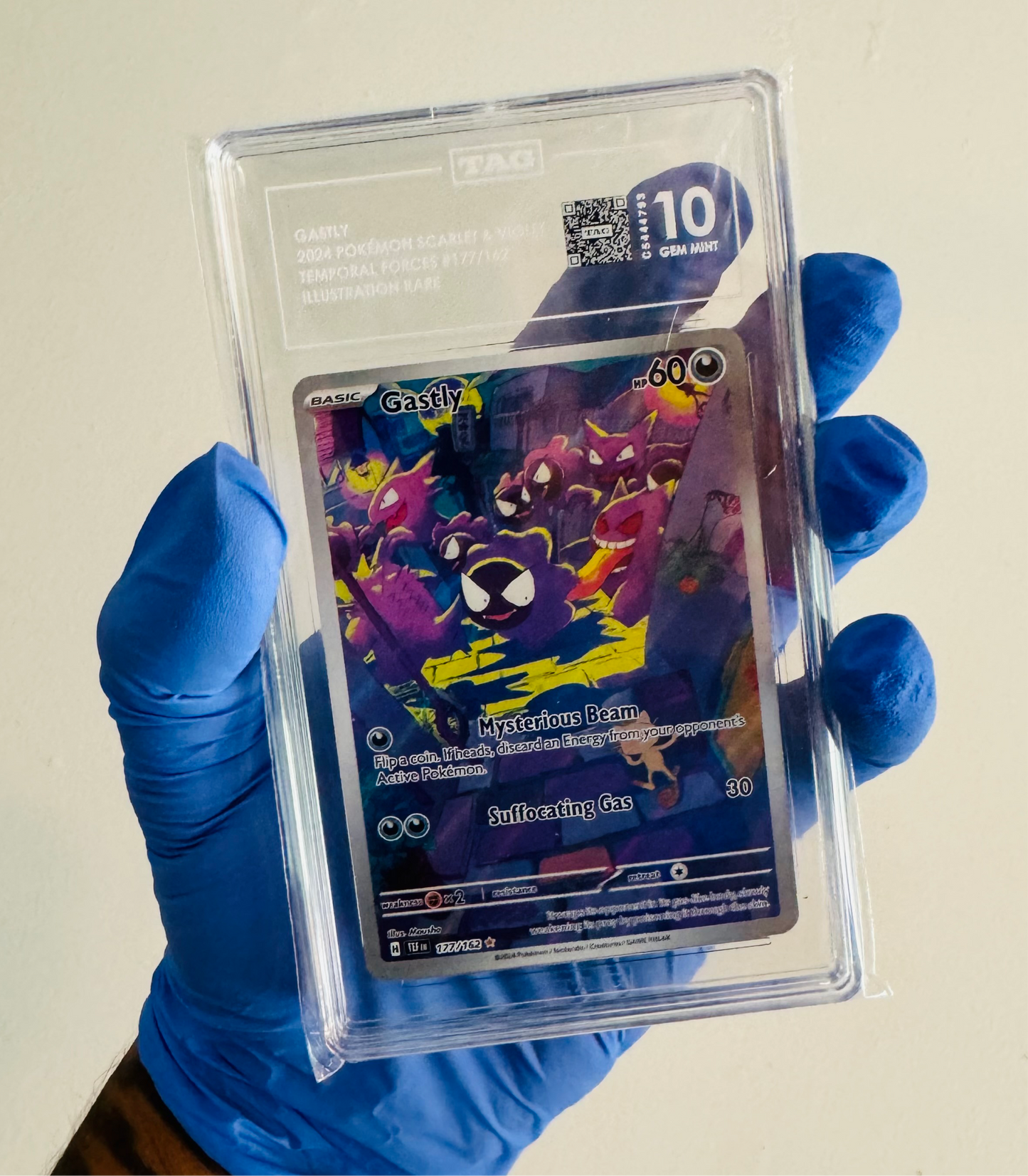 Gastly Illustration Rare TAG 10