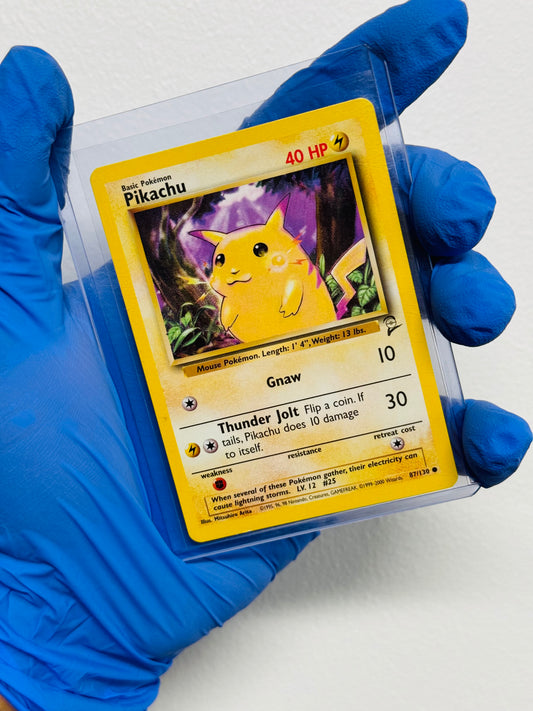 “Yellow cheeks” Pikachu Base set 2