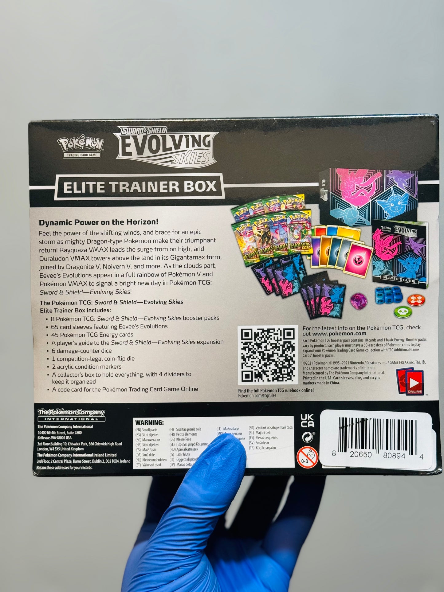 Pokemon Evolving Skies ETB Set (Espeon box)