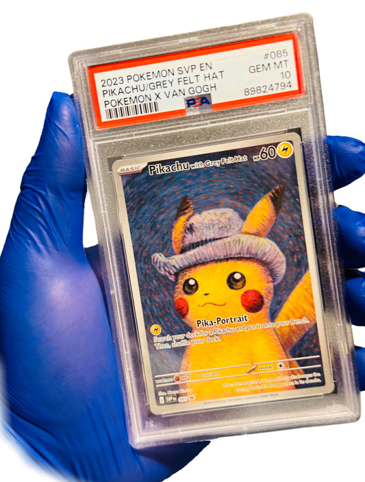 Pikachu X Van Gogh PSA10
